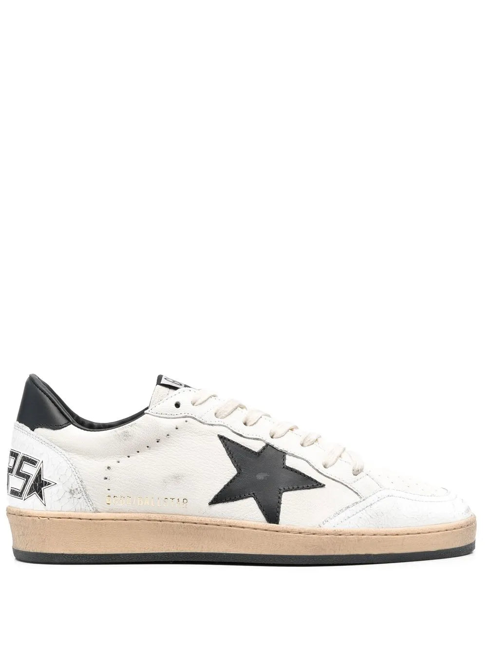 GOLDEN GOOSE BALLSTAR BASIC WHITE/BLACK
