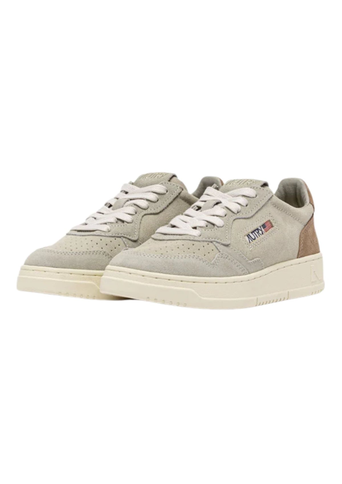 AUTRY SUEDE BEIGE/BROWN