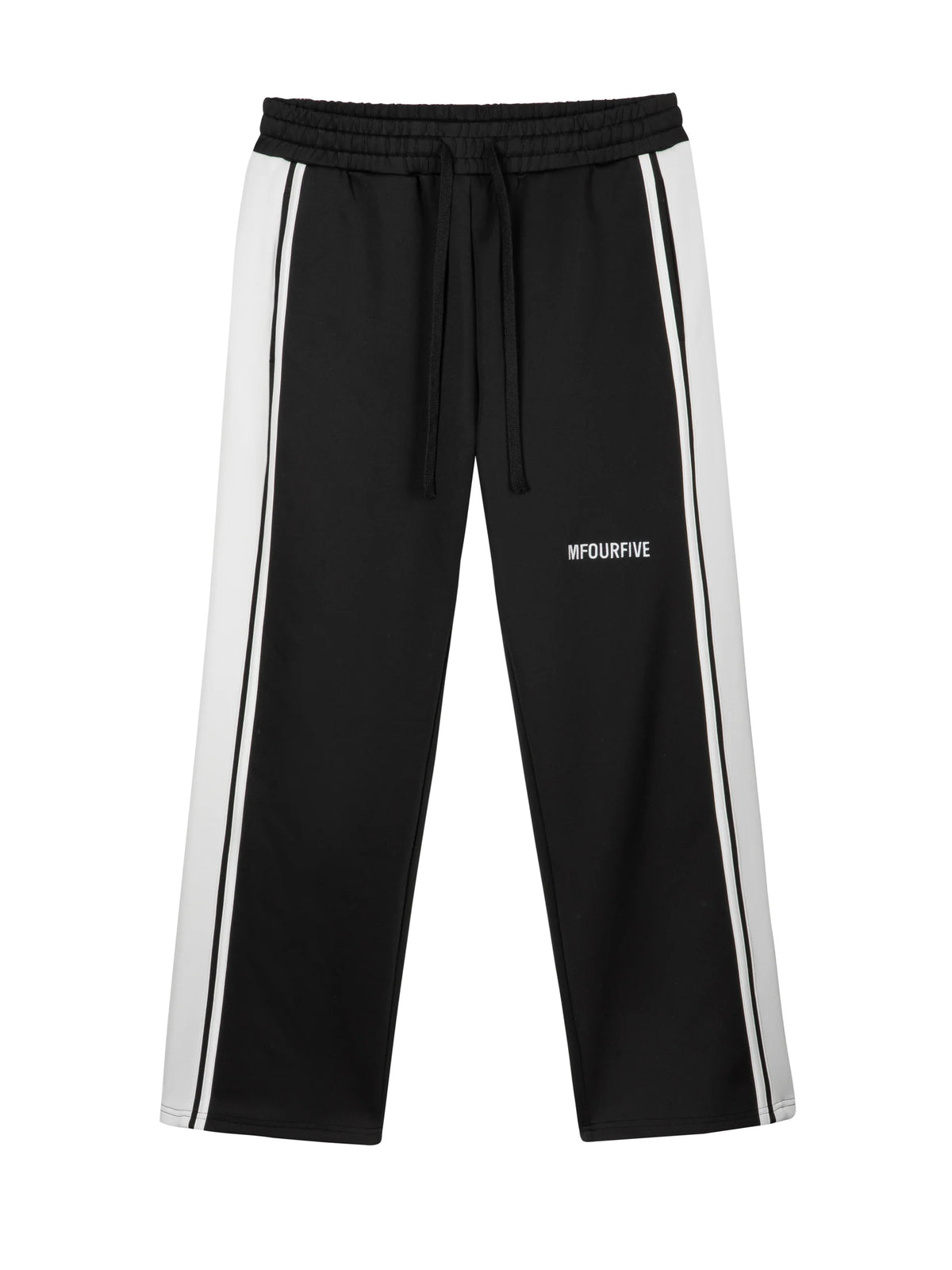 MFOURFIVE Side Stripe Pants - Black / White