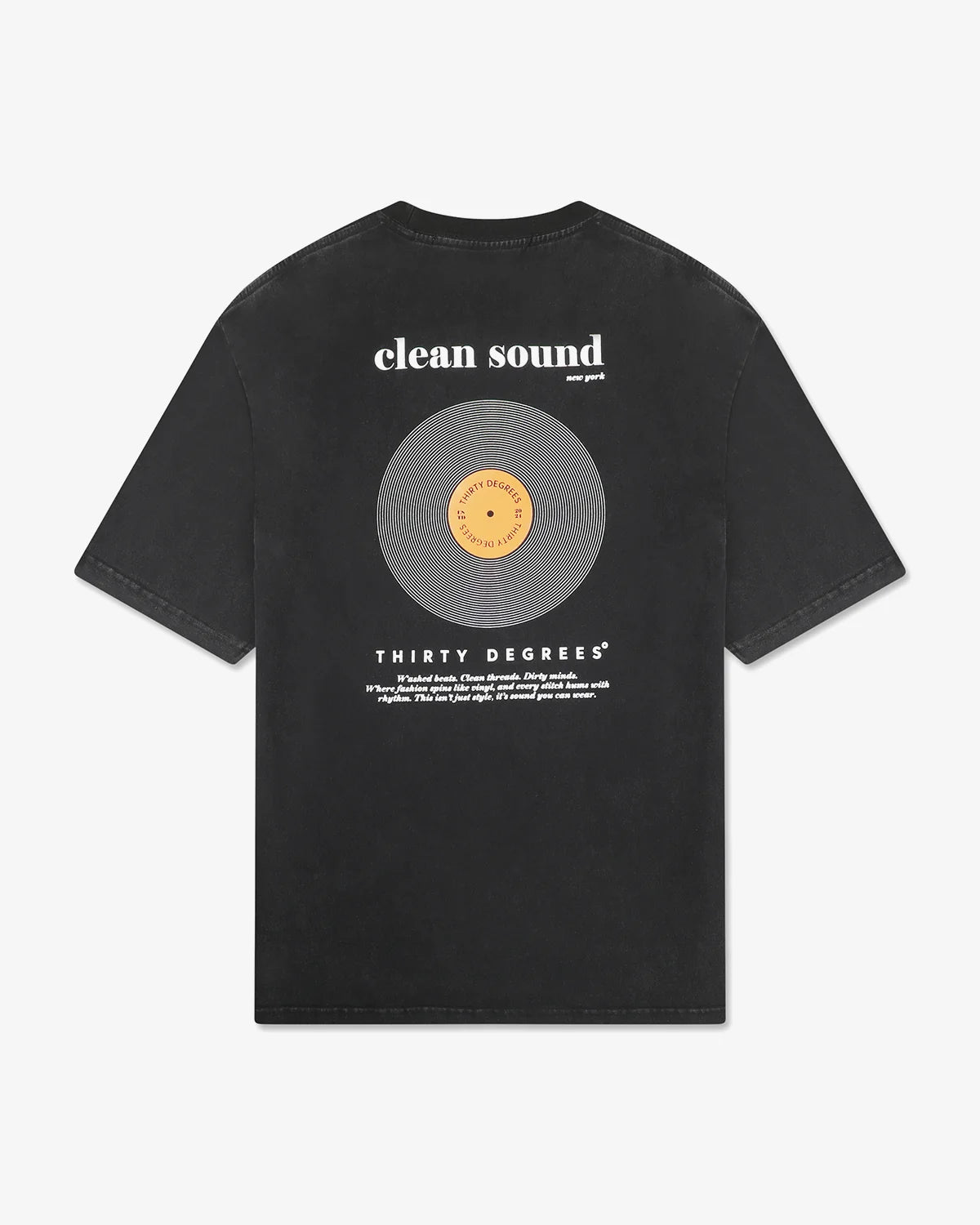 Clean Sound Tee - BLACK