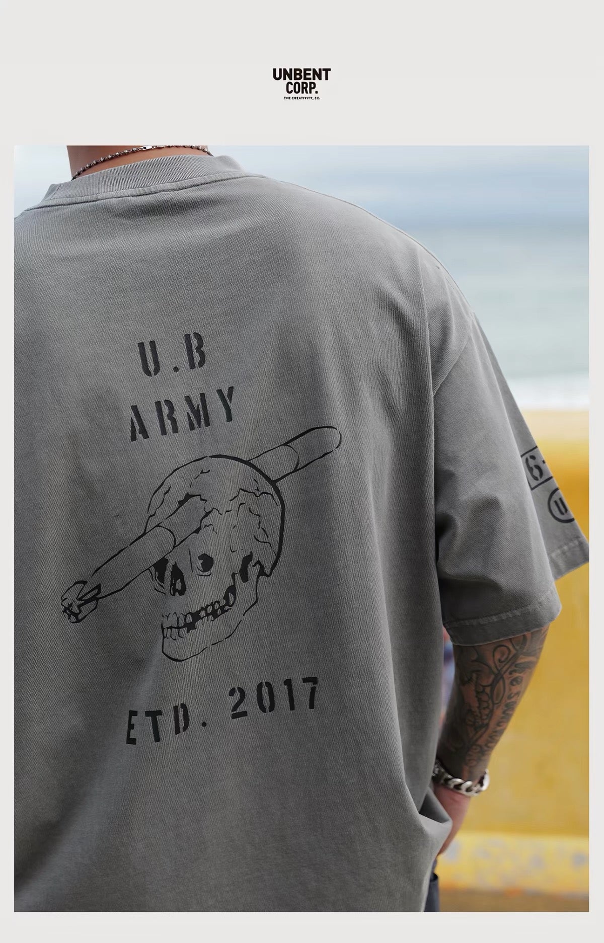 UNBENT UB ARMY T-SHIRT