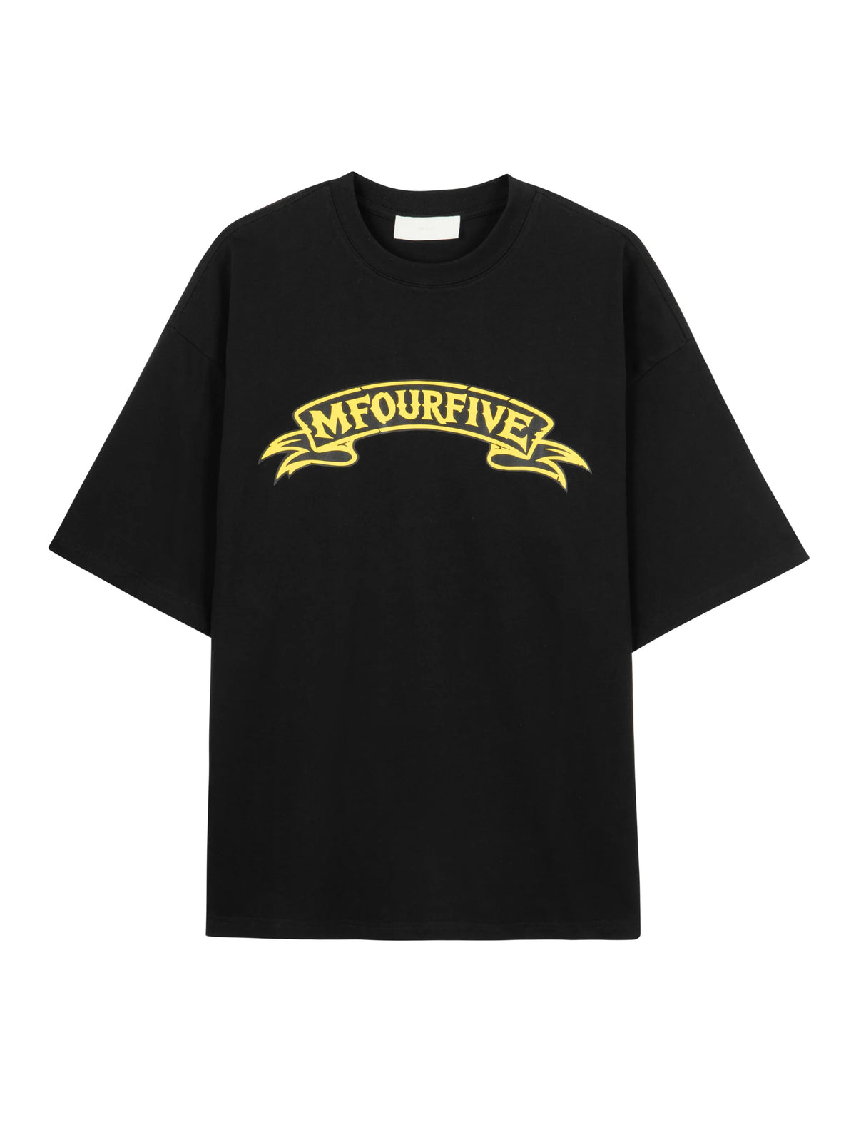 Black Ribbon Logo Oversized T-Shirt
