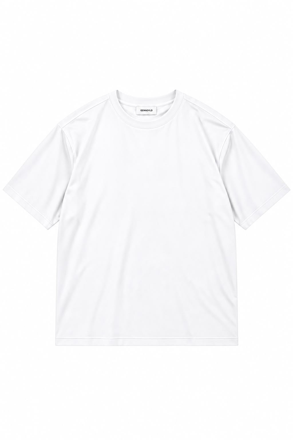 GEMAVOLD MERCERIZED T-SHIRT - WHITE
